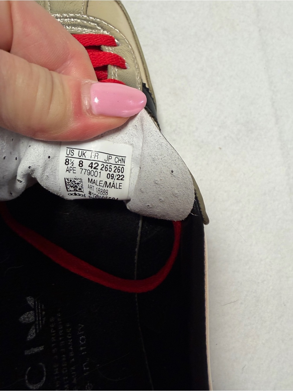 Gucci Metallic Gold Sneakers with Black Stripes and Red Laces - Picture 8 of 8